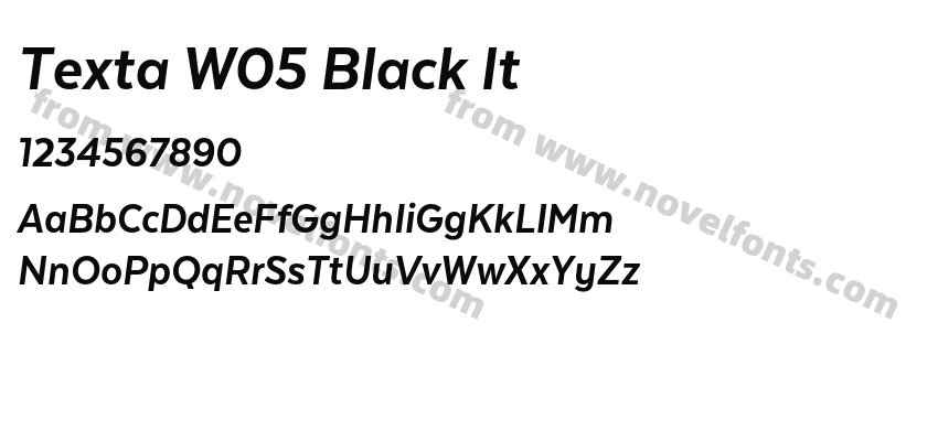 Texta W05 Black ItPreview