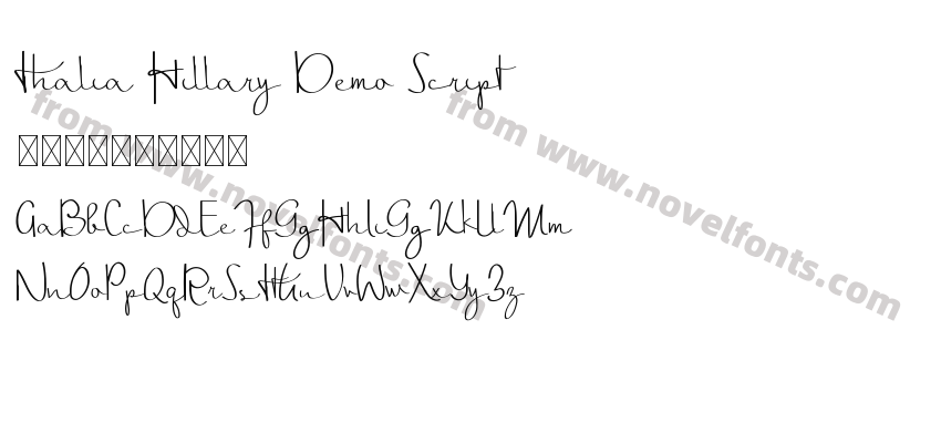 Thalia Hillary Demo ScriptPreview