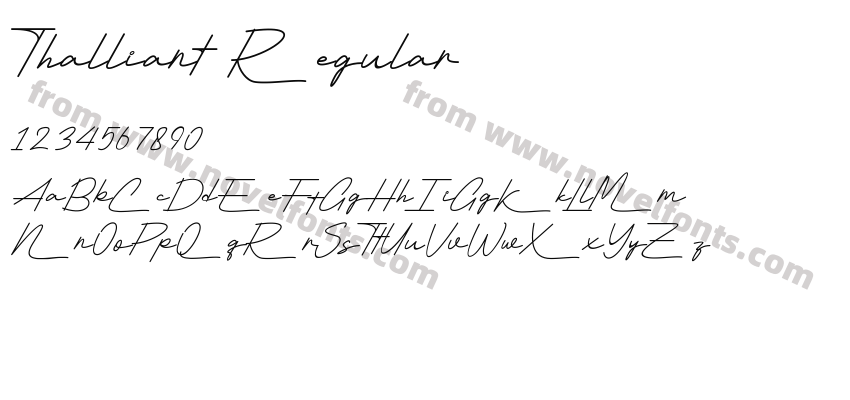Thalliant RegularPreview