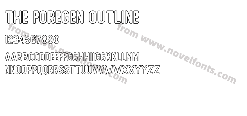 The Foregen OutlinePreview