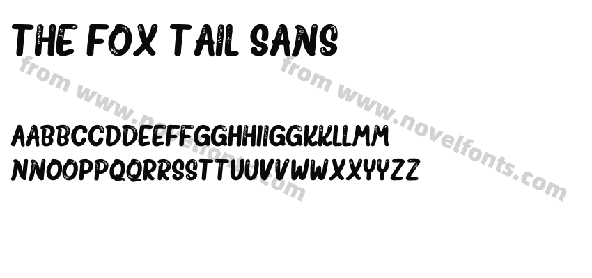 The Fox Tail SansPreview