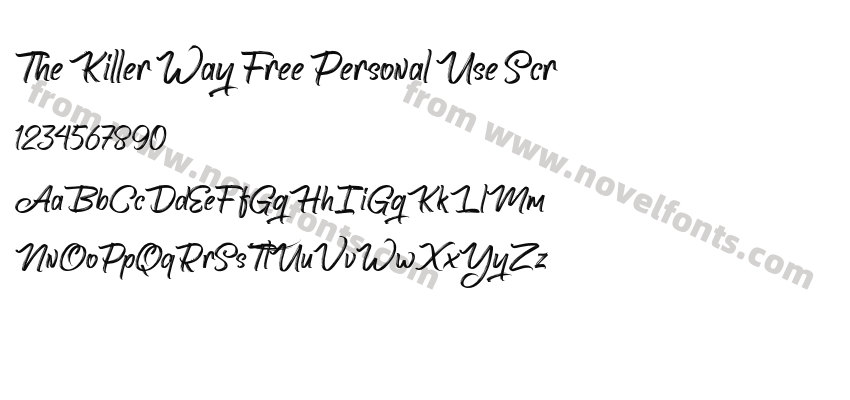 The Killer Way Free Personal Use ScrPreview