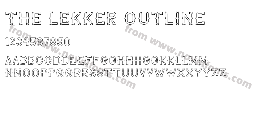 The Lekker OutlinePreview