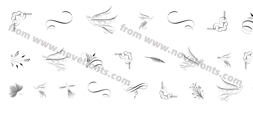 The Moritza Script OrnamentPreview