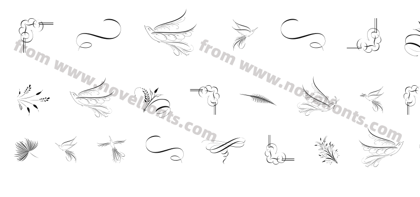 The Moritza Script OrnamentPreview