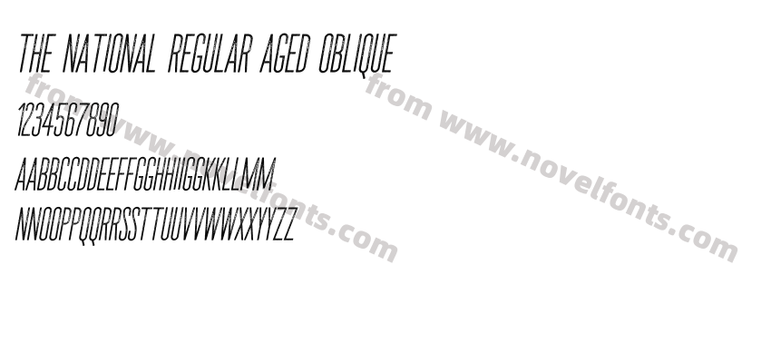 The National Regular Aged ObliquePreview