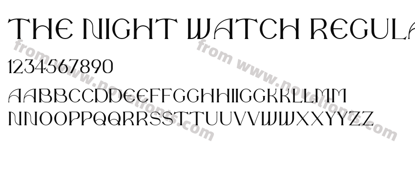 The Night Watch RegularPreview