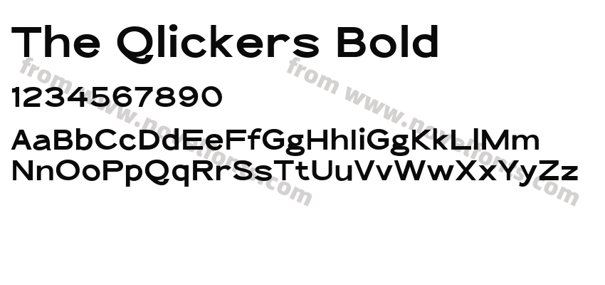 The Qlickers BoldPreview