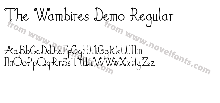 The Wambires Demo RegularPreview