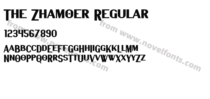 The Zhamoer RegularPreview