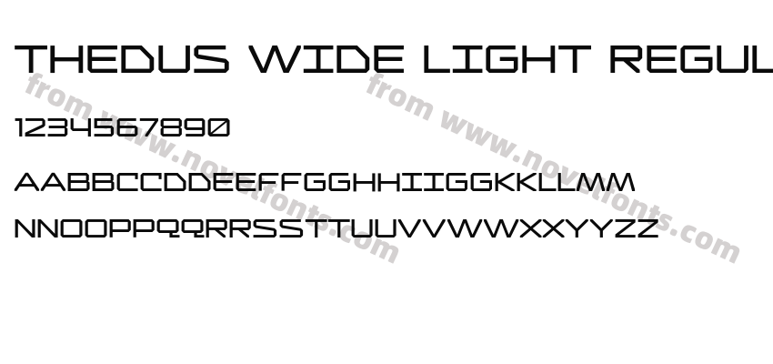 Thedus Wide Light RegularPreview