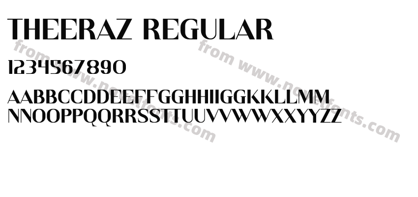 Theeraz RegularPreview
