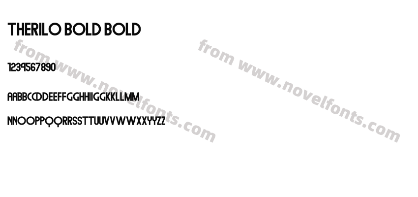 Therilo Bold BoldPreview