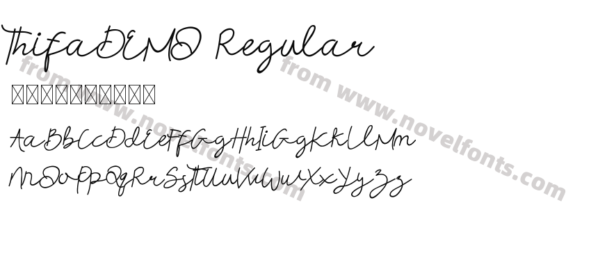 ThifaDEMO RegularPreview