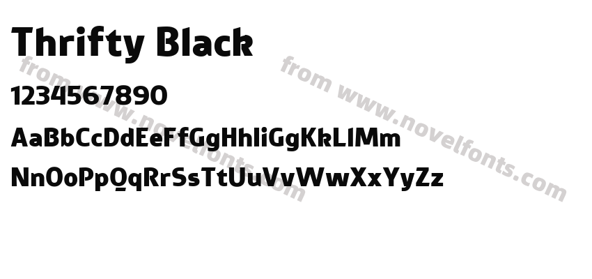 Thrifty BlackPreview
