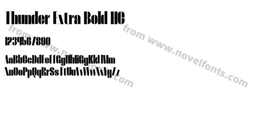 Thunder Extra Bold HCPreview