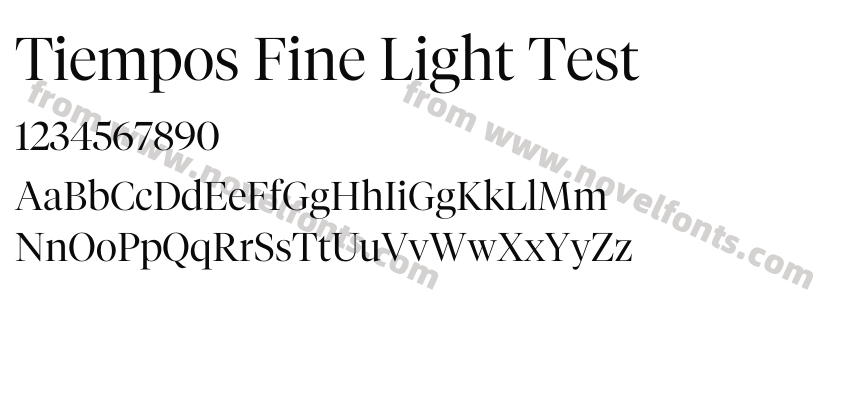 Tiempos Fine Light TestPreview