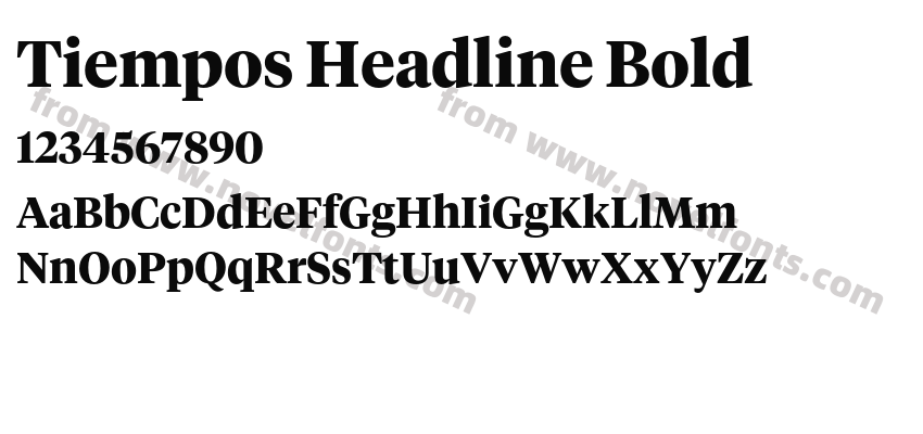 Tiempos Headline BoldPreview