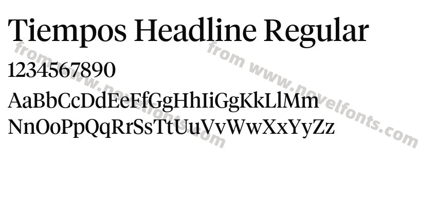 Tiempos Headline RegularPreview