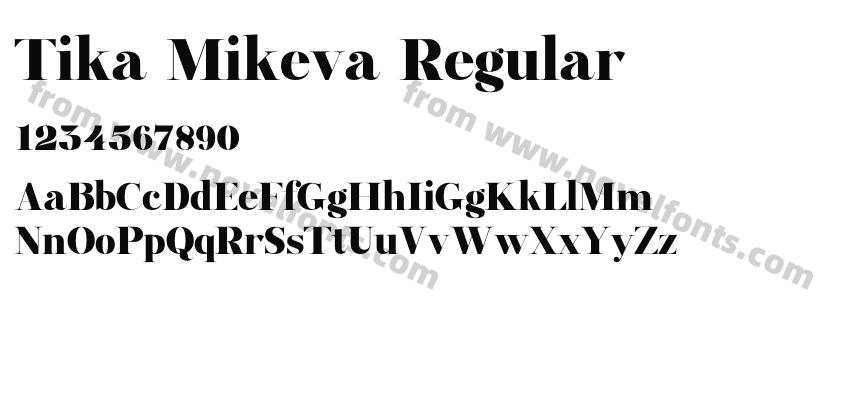 Tika Mikeva RegularPreview