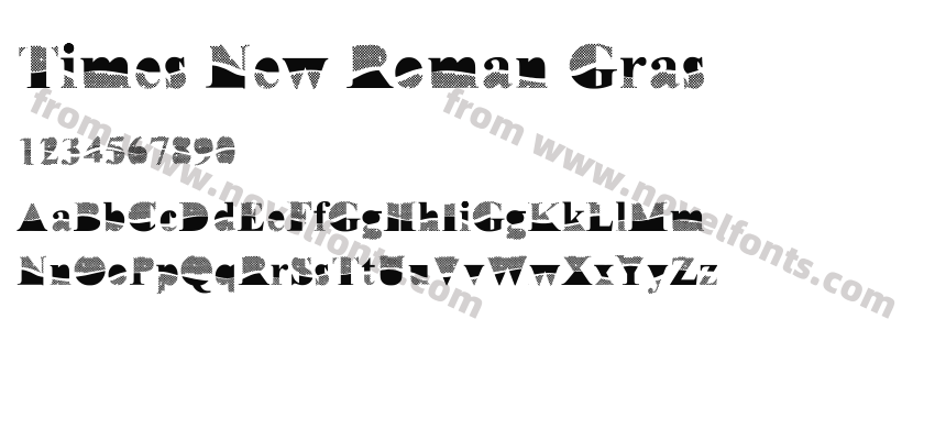 Times New Roman GrasPreview