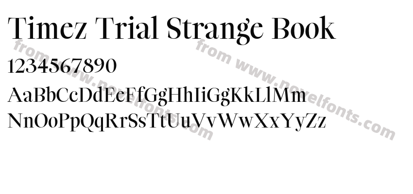 Timez Trial Strange BookPreview