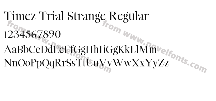 Timez Trial Strange RegularPreview