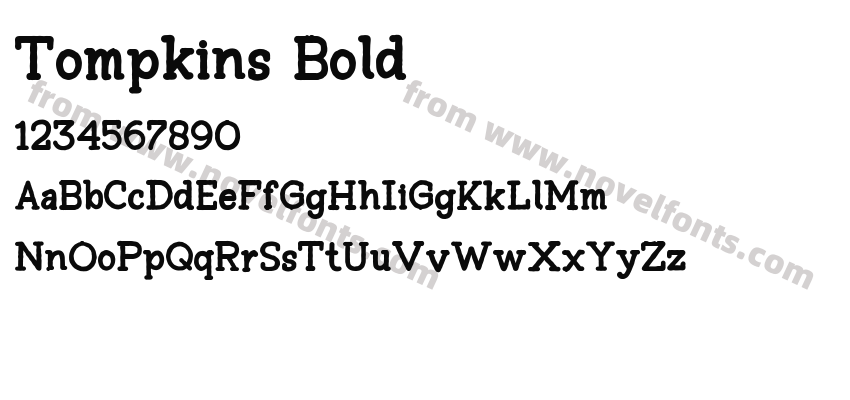 Tompkins BoldPreview