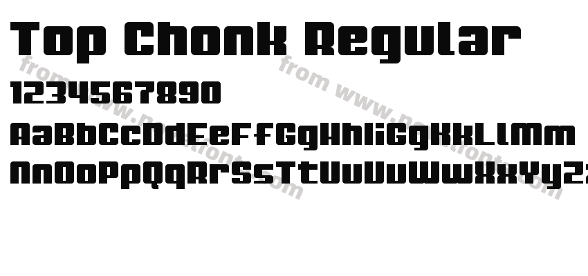 Top Chonk RegularPreview
