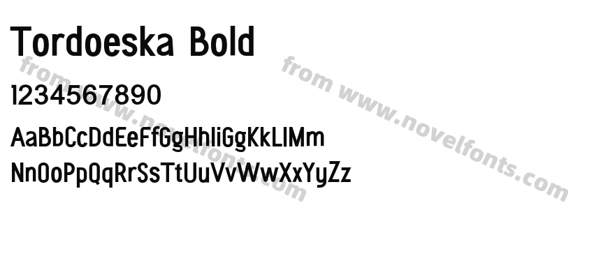 Tordoeska BoldPreview