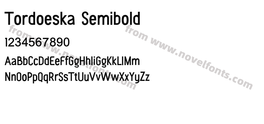 Tordoeska SemiboldPreview