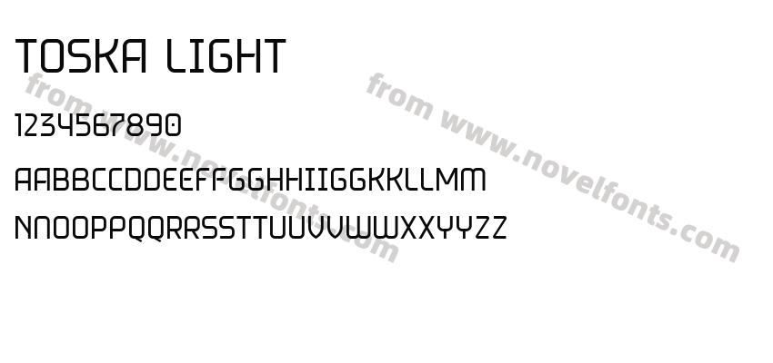 Toska LightPreview