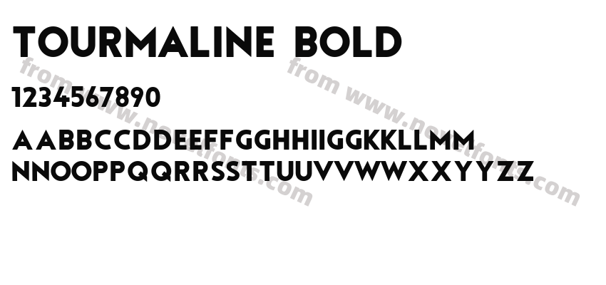 Tourmaline BoldPreview