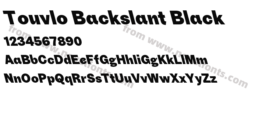 Touvlo Backslant BlackPreview