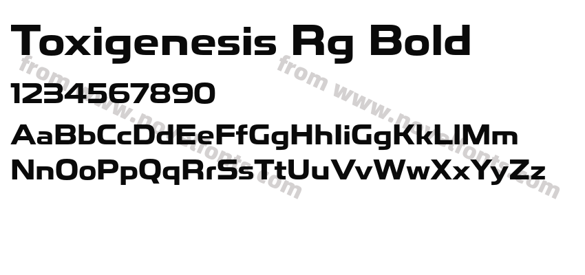 Toxigenesis Rg BoldPreview