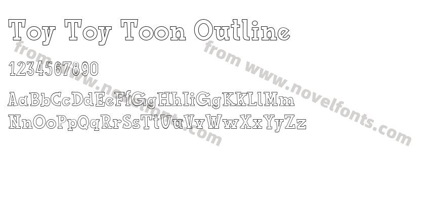 Toy Toy Toon OutlinePreview