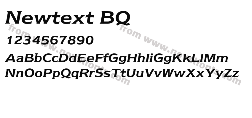 Newtext BQPreview