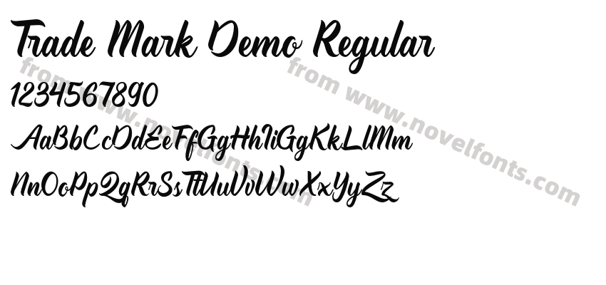Trade Mark Demo RegularPreview