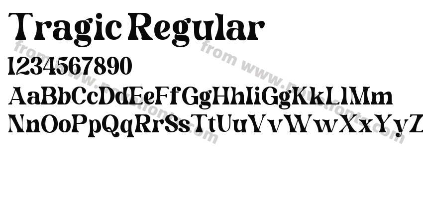 Tragic RegularPreview