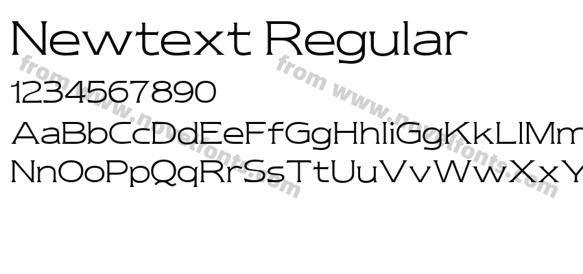 Newtext RegularPreview