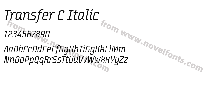 Transfer C ItalicPreview