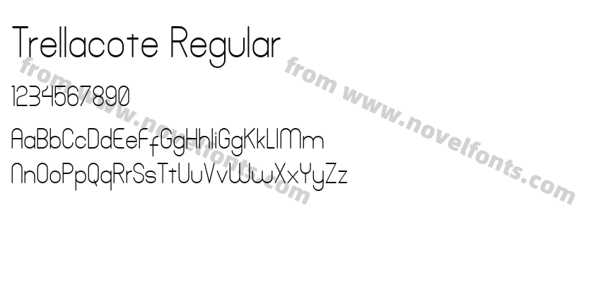 Trellacote RegularPreview
