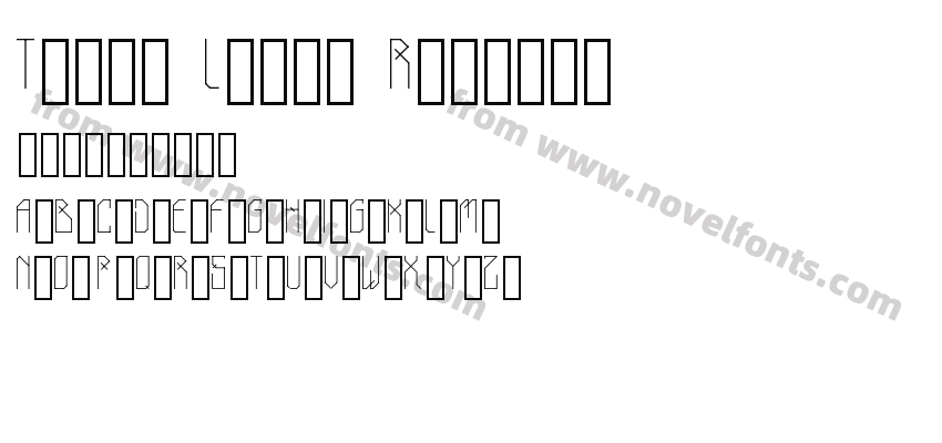 Tribo Light RegularPreview