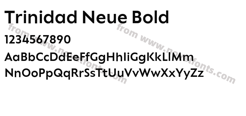 Trinidad Neue BoldPreview