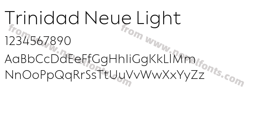 Trinidad Neue LightPreview
