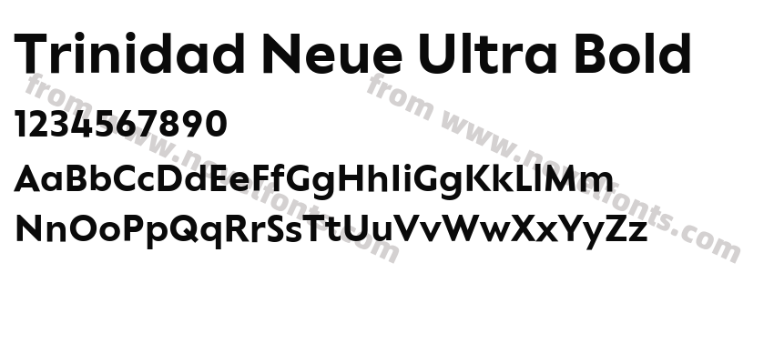Trinidad Neue Ultra BoldPreview