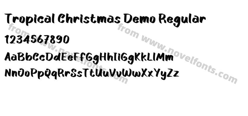 Tropical Christmas Demo RegularPreview