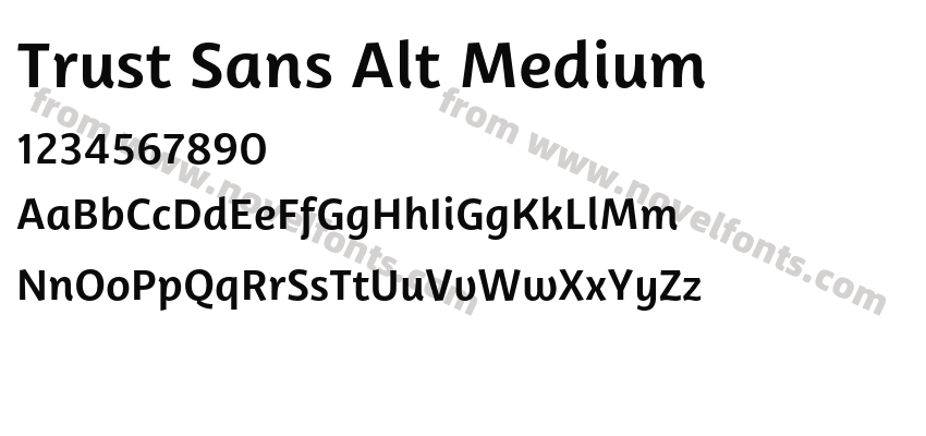 Trust Sans Alt MediumPreview