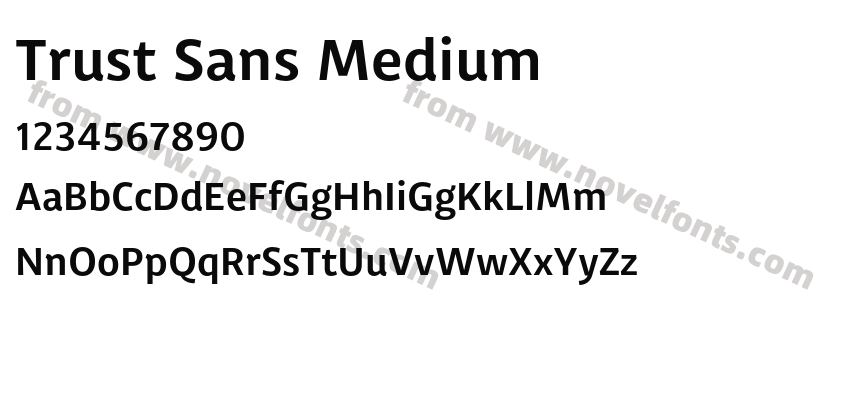 Trust Sans MediumPreview