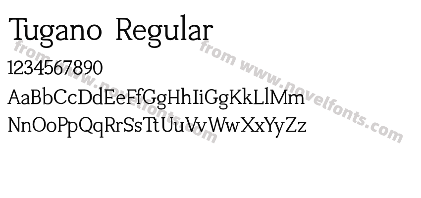 Tugano RegularPreview